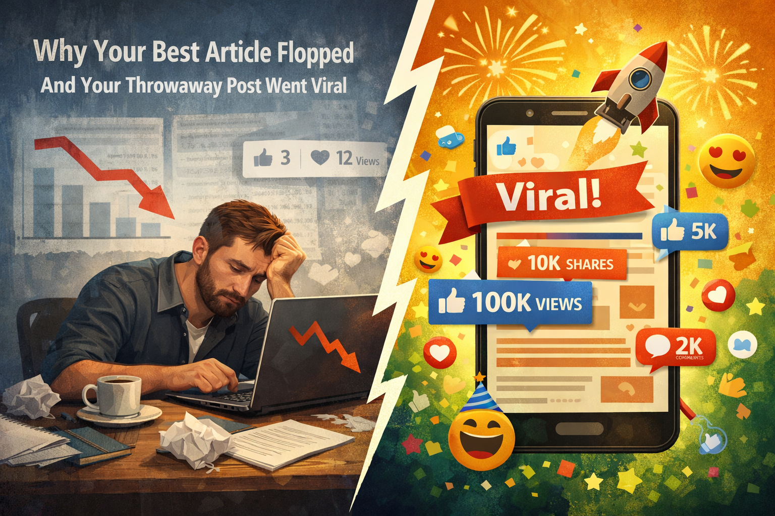 Why Your Best Article Flopped and Your Throwaway Post Went Viral